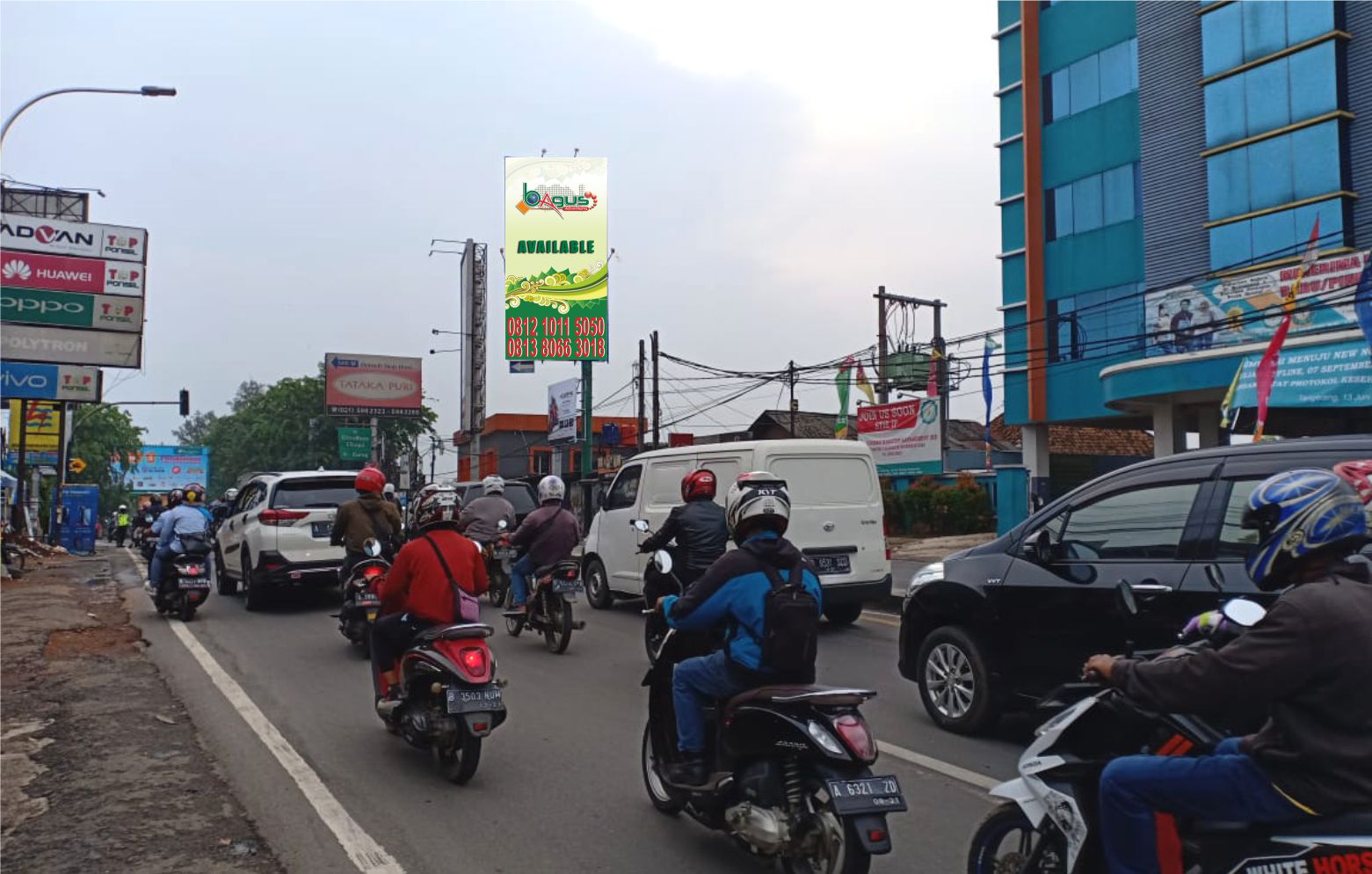 Jl. Raya Serang Pertigaan Bitung. 
