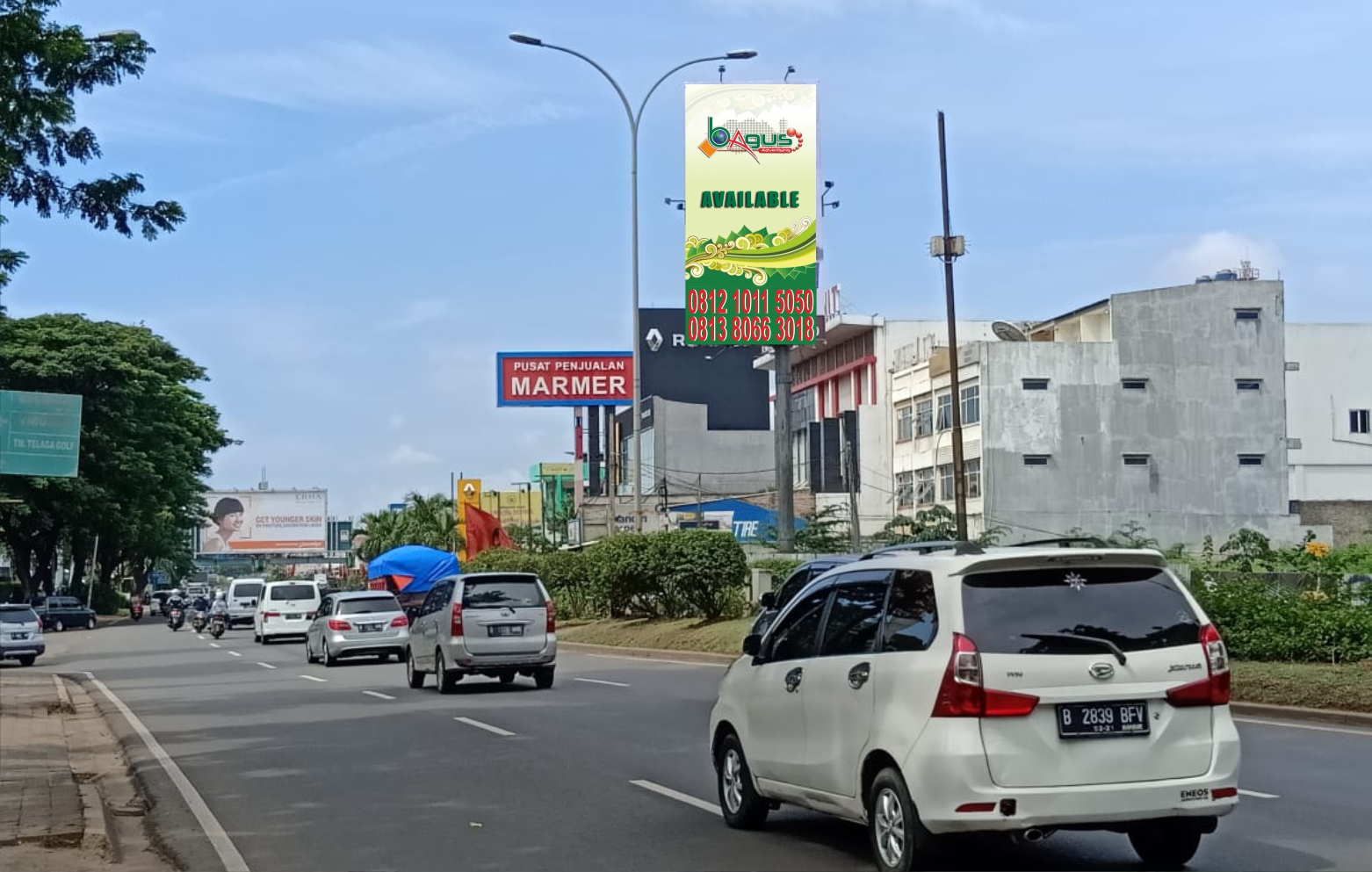 Jl. Pahlawan Seribu Dekat Mall Teras Kota 